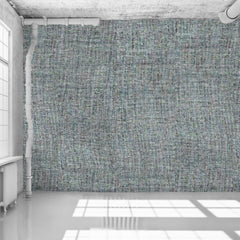 Blue Tricot Wall Wallpaper - WYNIL by NumerArt Wallpaper and Art