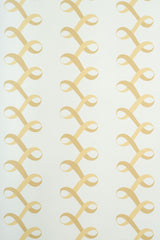Ribbons Gold Wallpaper