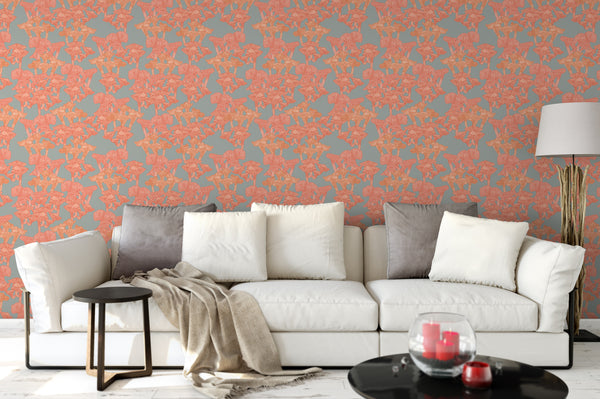 Chanterelle Bright Wallpaper - WYNIL by NumerArt Wallpaper and Art
