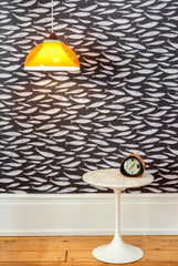 Sardines Charcoal Wallpaper
