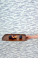 Sardines White Wallpaper