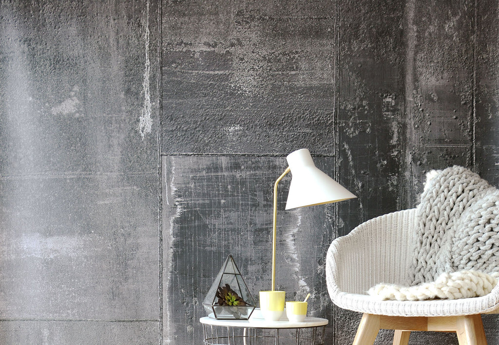 Metal Oxidation Gray Wallpaper - WYNIL by NumerArt Wallpaper and Art