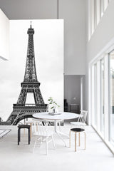 The White Tour Eiffel Mural - WYNIL by NumerArt Wallpaper and Art
